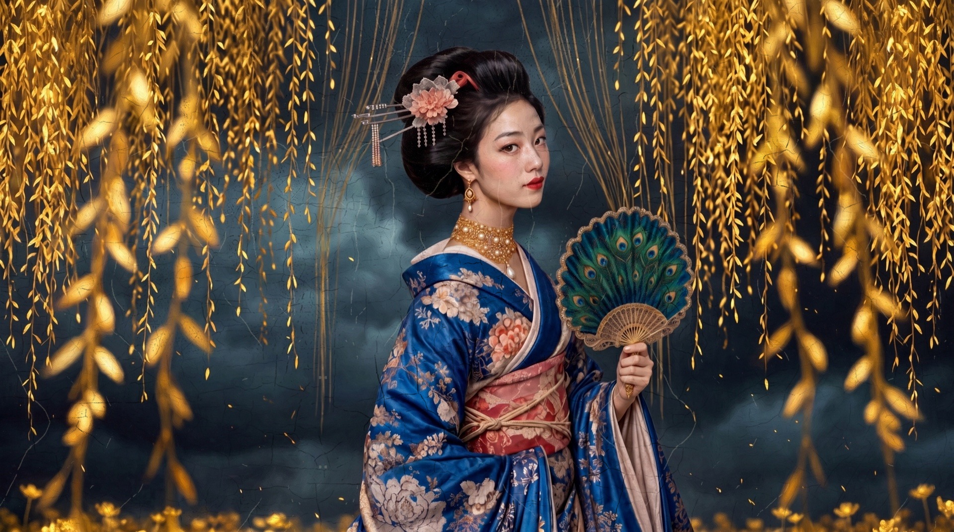 The Geisha in the golden willow